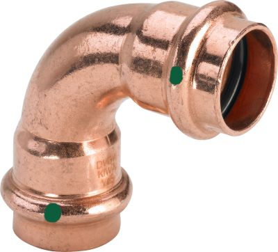 Profipress-Coude 90° cuivre, modèle 2416 certification VdS d: 42 - VIEGA - 291549