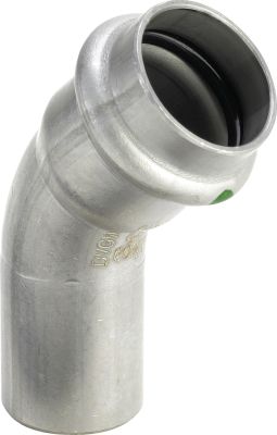 Sanpress Inox-Coude 45° acier inoxydable 2326.1 certification VdS 35 - VIEGA - 435424