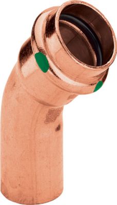 Profipress-Coude 45° cuivre, modèle 2426.1 certification VdS d: 35 - VIEGA - 292539