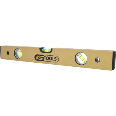 Niveau rectangulaire en aluminium anodisé 3 fioles, l.400 - KS TOOLS - 204.5400