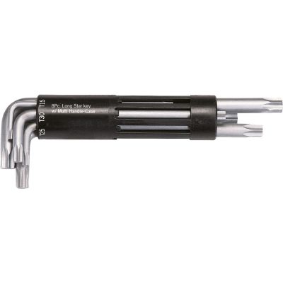 Jeu de 8 clés mâles TORX® longue, T10 à T50