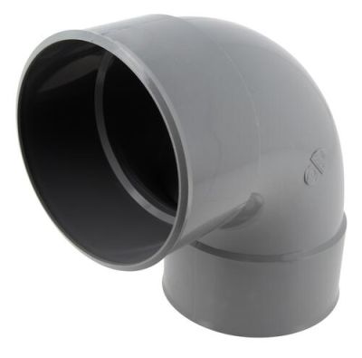 Coude PVC 125/87° femelle-femelle CX88 - NICOLL - UCX88