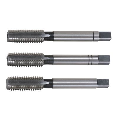 Jeu de 3 tarauds à main HSS, M18