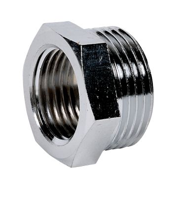 Mamelon Réduit Chromé 243G M 1/2"-F 3/8"Raccord Laiton Chromé THERMADOR - 243G1512CH