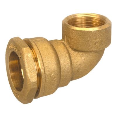 COUDE femelle laiton POUR polyethylene 1"1/2-50 - GRK - 508-1J