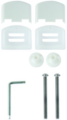 KIT SAV Fixations pour abattant simple ou double capots blancs - OLFA - 7K02A1