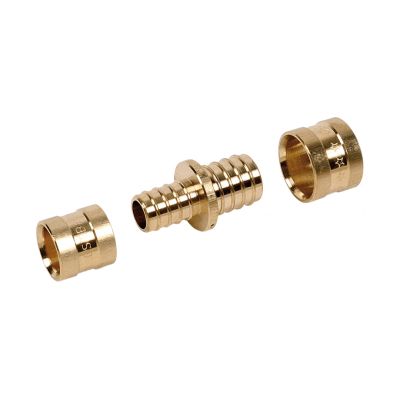 Manchon Inégal PER Ø 10x12-16x20 mm Raccord à glissement laiton SERTIGLISS - MA1220