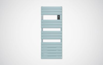 Radiateur sèche-serviettes connecté avec ventilo 1750W Vert d'eau - ATLANTIC - 861654