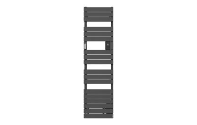 Radiateur sèche-serviettes connecté sans ventilo 750W Anthracite - ATLANTIC - 861931