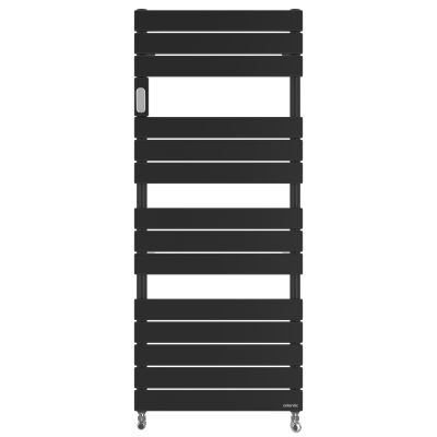 Radiateur sèche-serviettes 0861W noir raccordement sur collecteurs - ATLANTIC - 863141