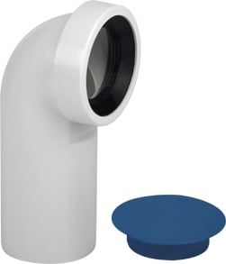 HTSB COUDE BLANC wc/joint Ø 110 90° - VALSIR - VS0534001