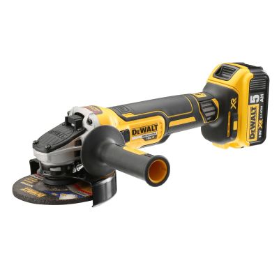 Meuleuse 125 mm XR 18V 5Ah Li-Ion Brushless