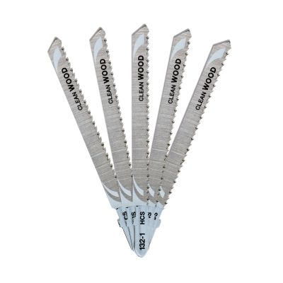 Lame de scie sauteuse bois HCS Profondeur de coupe< 40mm AttacheTCoupe nette et sans éclats - denture inversée
