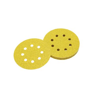 Disque abrasif velcro pour ponceuses excentriques grain 60 - 8 perforations ø 125mm pour DWE6423-QS