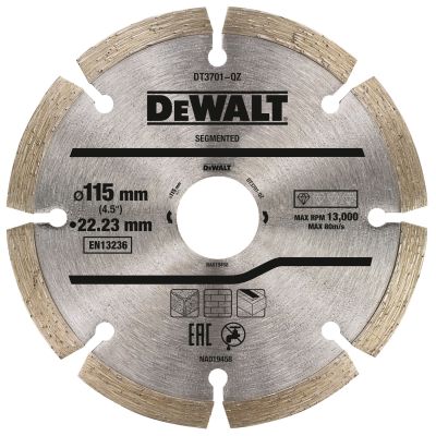 Disque fritté segmenté pour matériaux de construction/béton 115x22.2mm