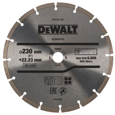 Disque fritté segmenté pour matériaux de construction/béton 230x22.2mm