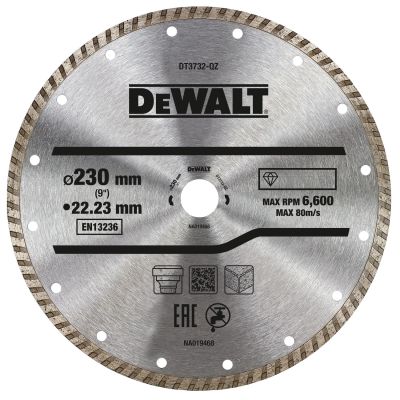 Disque turbo pour matériaux de construction/béton 230x22.2mm