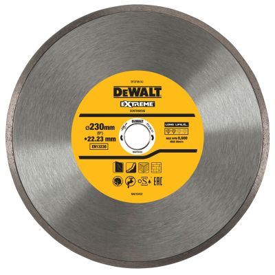 Disque fritté pour le carrelage 230x22.2mm, hauteur segment 7mm