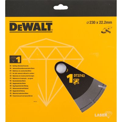 Disque laser pour matériaux de construction/béton 230x22.2mm, hauteur segment 8.5mm