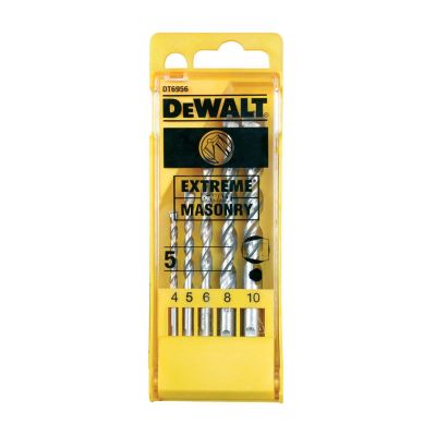 Coffret de 5 forets beton Extreme diam : 4,5,6,8,10mm