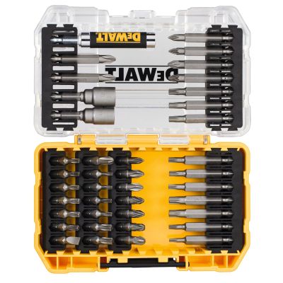 Petit coffret TOUGHCASE 40 pièces : Embouts 25mm: Ph1 x1, Ph2 x2, Ph3 x1, Pz2 x2, Pz3 x2, T10 x2, T15 x2, T20 x3, T25 x3, T30 x2, Pl6 x1 Embouts 50mm