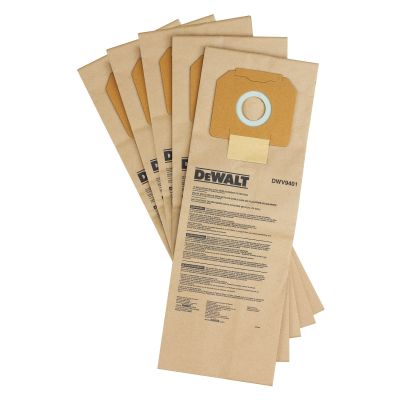 5 sacs d’aspirateur en papier