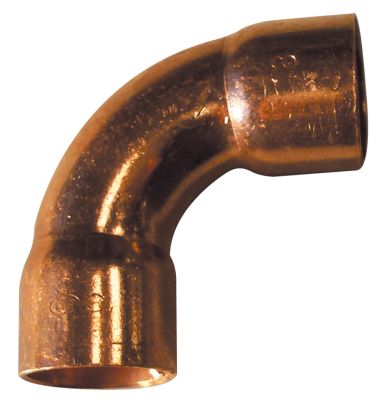 Courbe 90° Grand Rayon Cu-FF Ø28à souder sur tube Cuivre THERMADOR - 5002A28