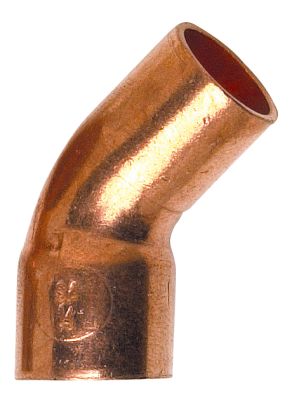 Courbe 45° 5040 Cu-MF Ø16 à souder sur tube Cuivre - Thermador - 504016