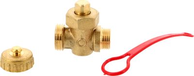 Robinet à Boisseau 1/2"M avec bouchonpour vidange 7 bar 90°C THERMADOR - 60315