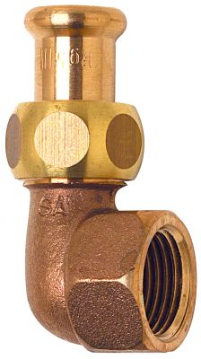 Coude Union joint plat 8096G Ø12-1/2"F pour tube Cuivre Chauff THERMADOR - 8096G1215