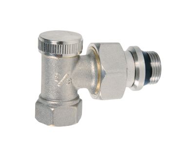 Coude de réglage pour radiateur gamme "A" 3/4" Nickelé avec douille auto-étanche - THERMADOR - CR20N