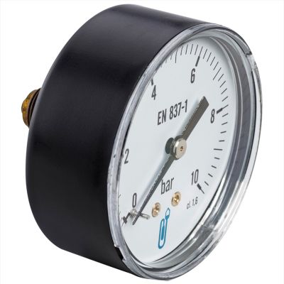 Manomètre Chauffage et sanitaire.Raccord axial 1/4".0 - 4 bar. Ø 50 - THERMADOR - MA04