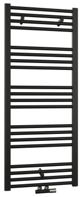 MAHANA Droit 600X1775 NoirSèche-Serviette Acier 858W
