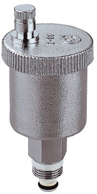 Purgeur chromé 3/8"m Caleffi avec clapet automatique - THERMADOR - PVENC