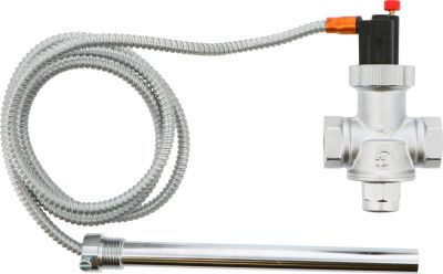 Soupape de sécurité thermique +5 à +110°C pour chaudière biomasse bois