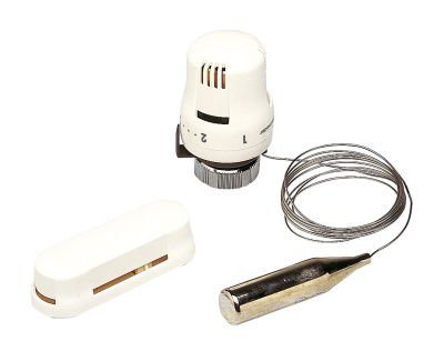 Tête thermostatique sonde capillaire longueur 2m fixation murale THERMADOR - TTC02