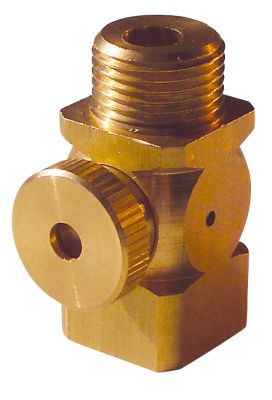 Robinet Isolement 3/8" à molette pour manomètre, hrydromètre THERMADOR - ZRI12