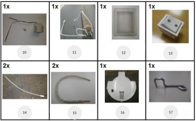 Kit électrique 2200W tous courants pour Conforto Vertical Mural