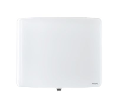 Façade en verre, équipe du pilotage horizontal 1500W blanc brillant - ATLANTIC - 507654