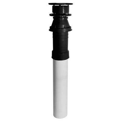Terminal ventouse vertical noir 80/125 ATLANTIC CHAUFFAGE ET CHAUFFE-EAU - 341053