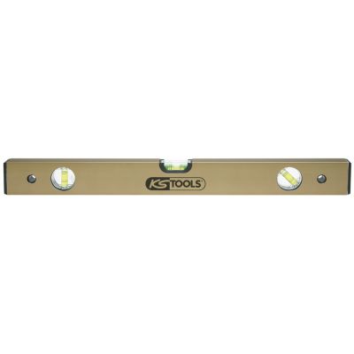 Niveau rectangulaire en aluminium anodisé 3 fioles, l.600 - KS TOOLS - 204.5600