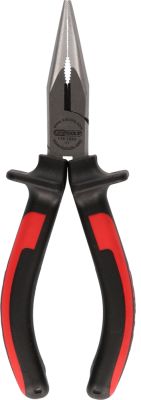 Pince à bec demi-rond, poignées bi-composants, L. 165 - KS TOOLS - 115.1023