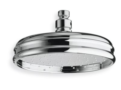 pomme de douche rétro luxe anticalcaire f1/2" d.200 chrome CRISTINA - RX54851