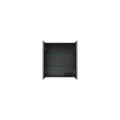 200 armoire DE toilette BLANC MAT l60h64 2 portes DOMAO - 1101580