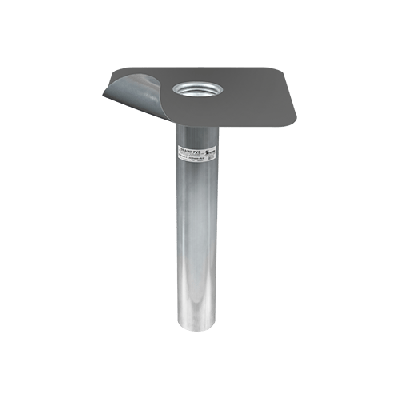 Draini ep aluminium droit flag Ø 63 l.600 - SOPREMA - 00118461-RAL7