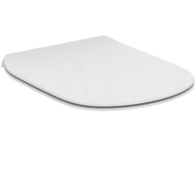 Abattant NF ultrafin déclipsable blanc fixation par le dessus - IDEAL STANDARD - T352701