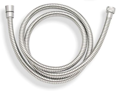 flexible 1m50 double agrafage, laiton chromé, antitorsion DOMAO - 514110