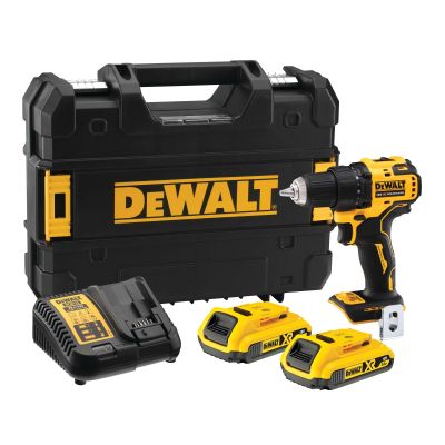 Perceuse visseuse compacte XR 18v 2Ah Brushless Mandrin plastique - DEWALT - DCD708D2T-QW