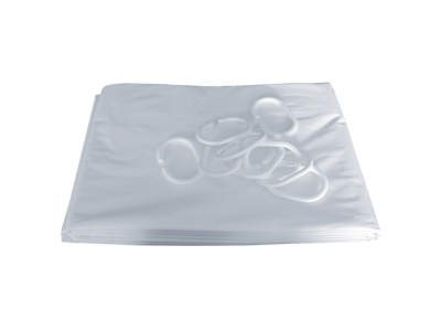 Rideaux de douche 2000x1500 anneaux plastique blanc pvc bas coupé - PELLET - 804152