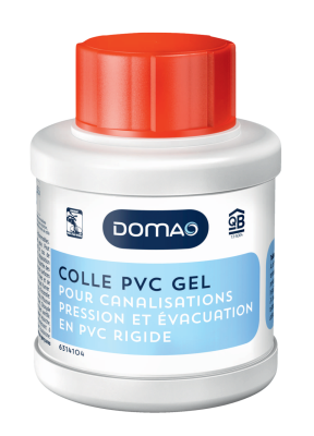 POT COLLE PVC GEL 250 ML pinceau 6122311 DOMAO - 380081